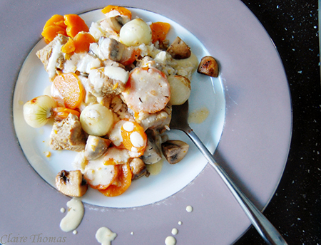 Warm up with veal blanquette