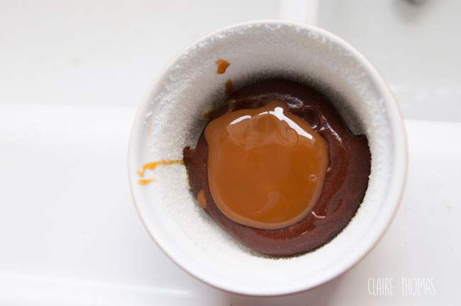 Chocolate caramel raw