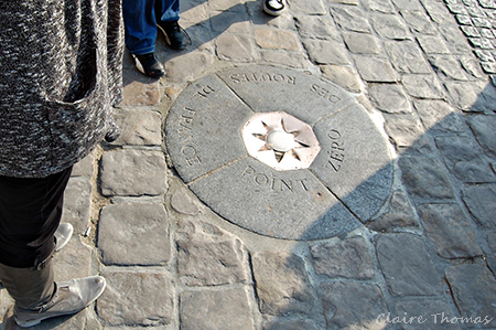 Notre Dame zero mile