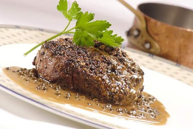 Steak au poivre